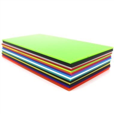 Gekleurde acryl plexiglas platen